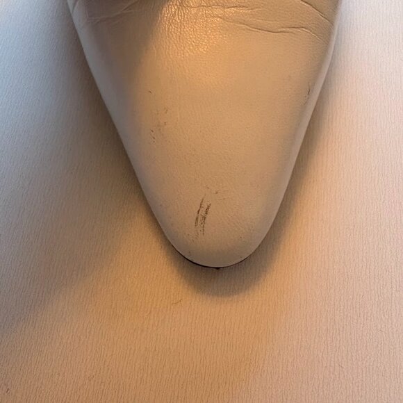 Vintage Gucci High Hell Pump Wedding Bridal Luxury 80s Leather Italy Courthouse - Picture 9 of 10